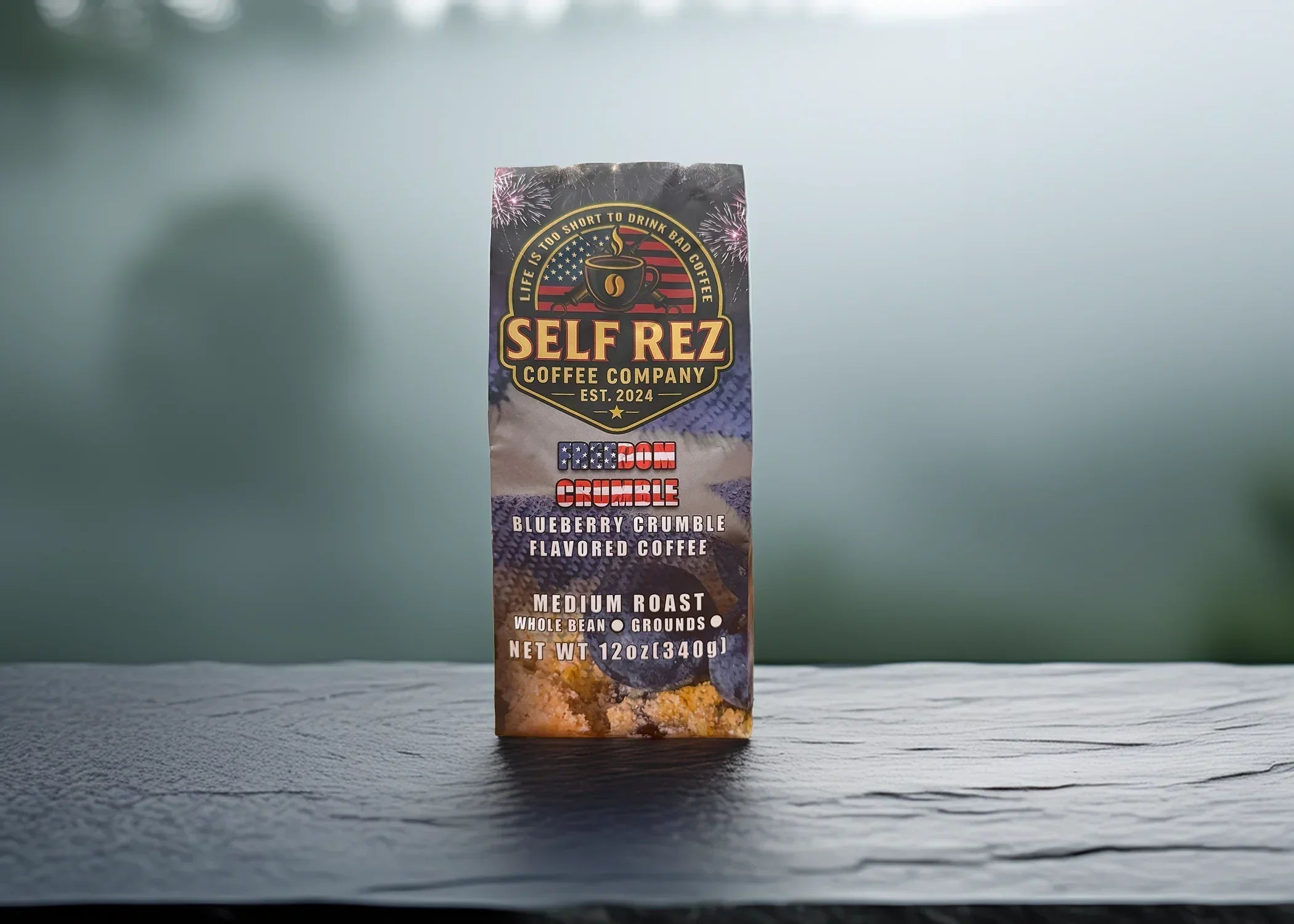 Freedom Crumble - Blueberry Flavored Coffee