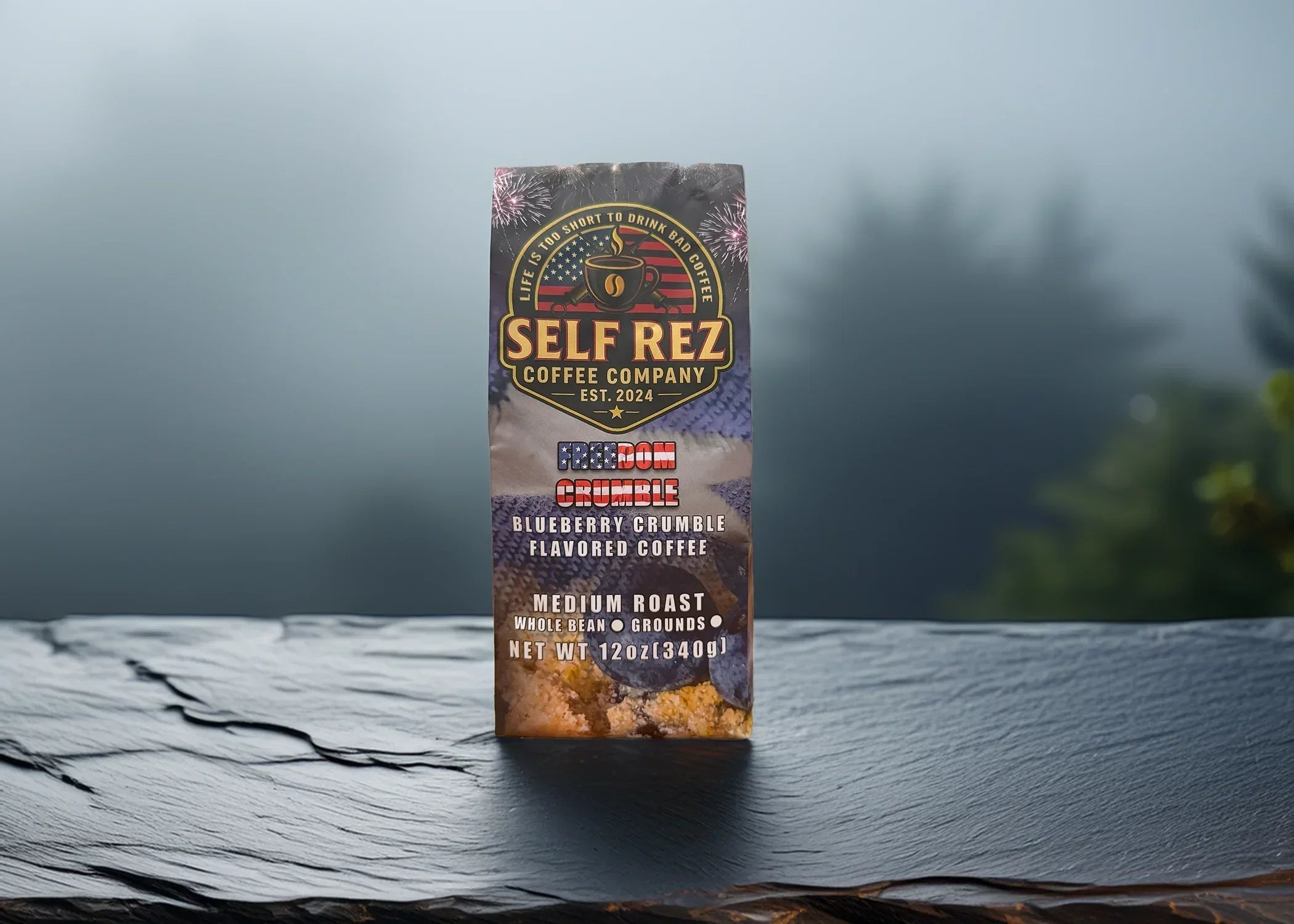 Freedom Crumble - Blueberry Flavored Coffee